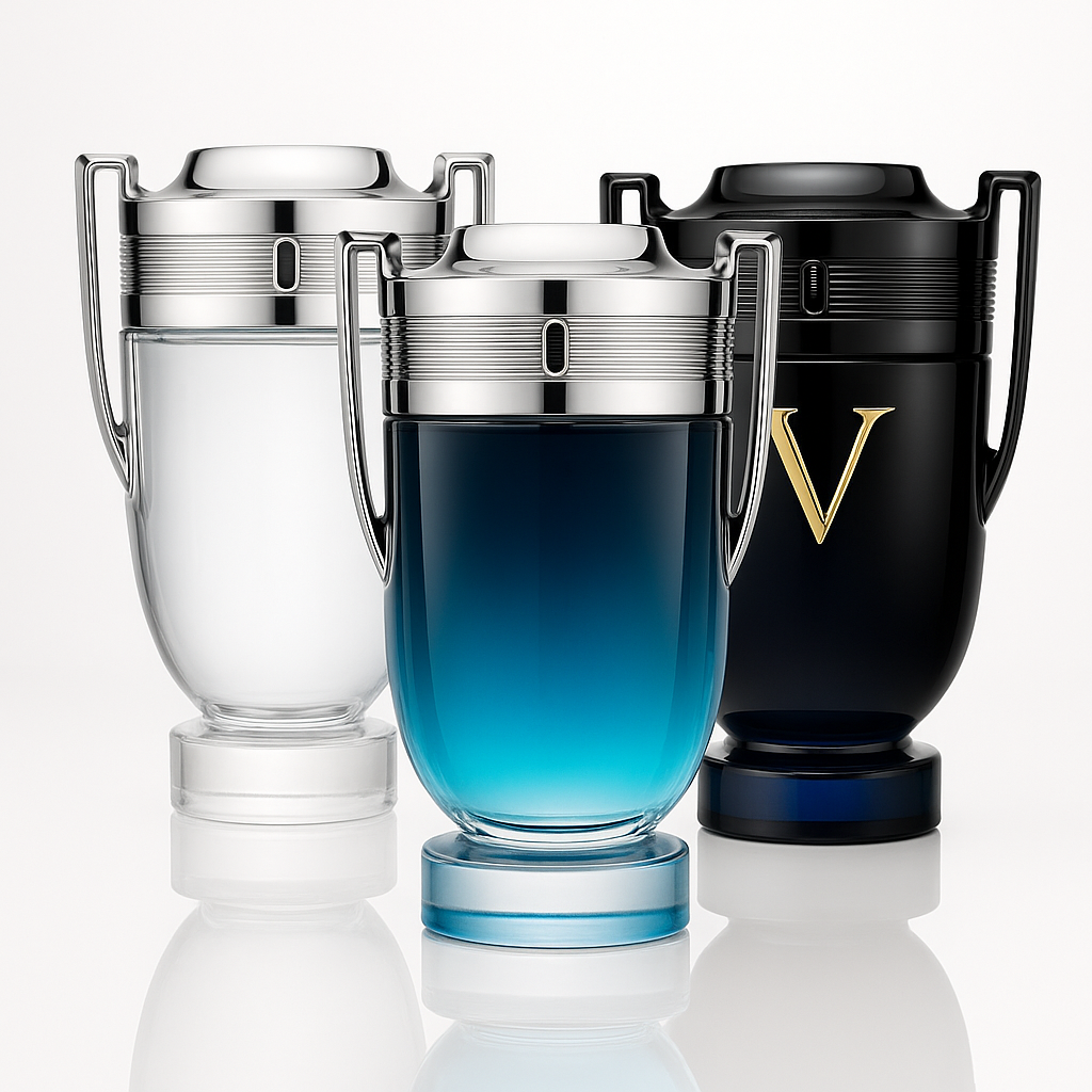 Combo aus 3 Herrenparfums – Invictus Legend, Invictus und Invictus Victory Elixir von Paco Rabanne