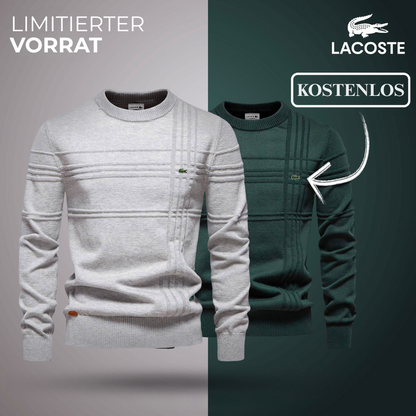 Texturierter Herrenpullover Lacoste 1+1 (LAGERABVERKAUF)