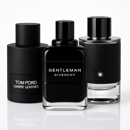 Combo aus 3 Parfums – Tom Ford Ombre Leather, Givenchy Gentleman, Montblanc Explorer
