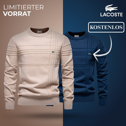 Texturierter Herrenpullover Lacoste 1+1 (LAGERABVERKAUF)