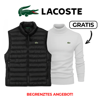 Weste + Kostenloser Pullover Lacoste (RÄUMUNGSVERKAUF)