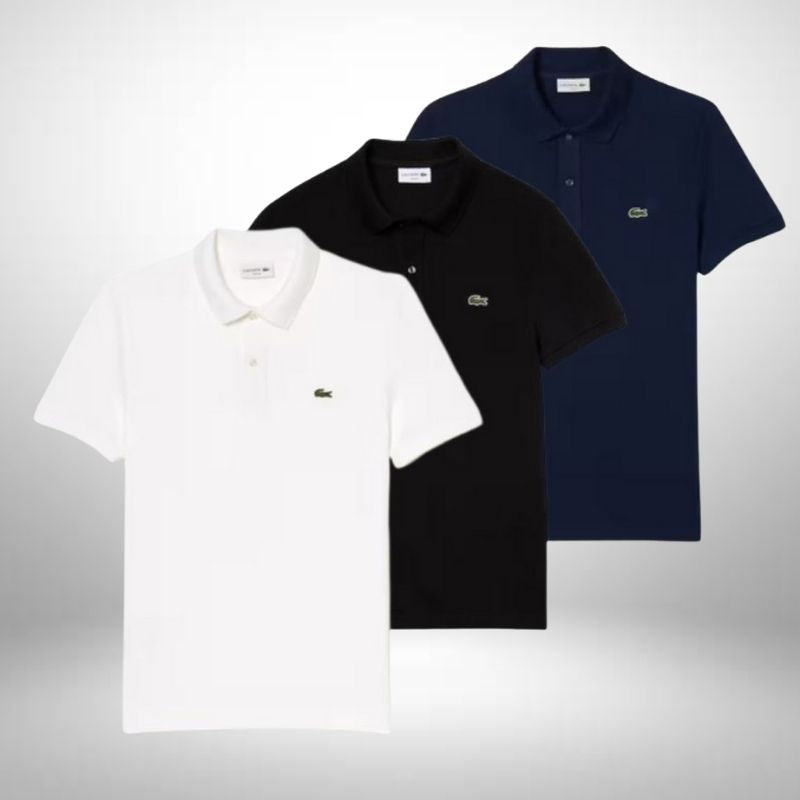 Set 3 Poloshirts Lacoste – Klassisch und Komfortabel