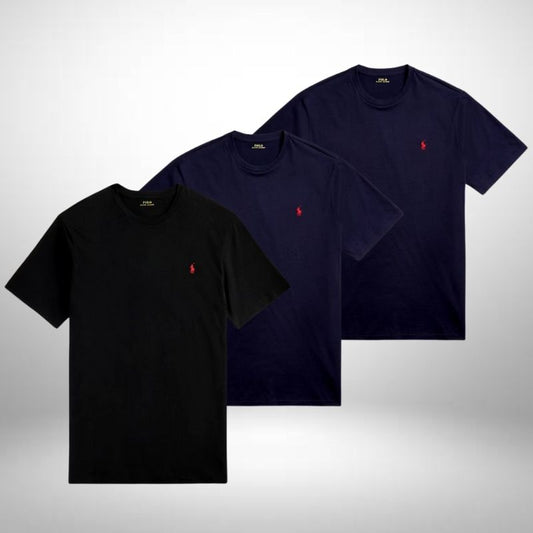 Set 3 Ralph Lauren Basic Poloshirts – Komfortabel und Vielseitig