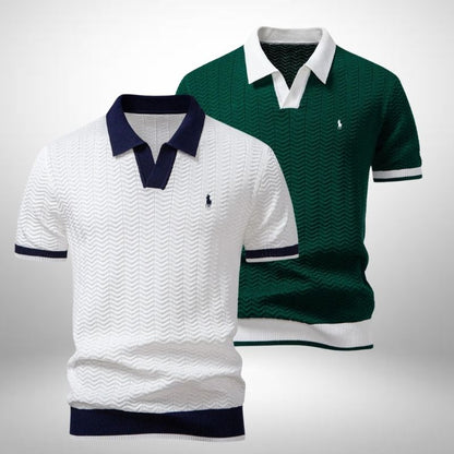 Set 2 Ralph Lauren Poloshirts – Texturiert und Elegant