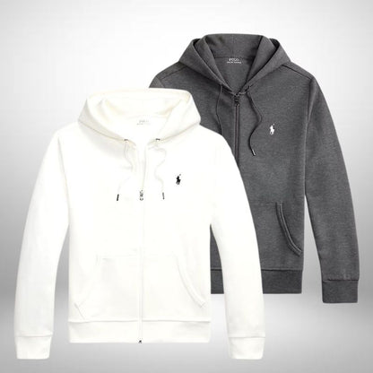 Set 2 Ralph Lauren Hoodies mit Reißverschluss und Kapuze