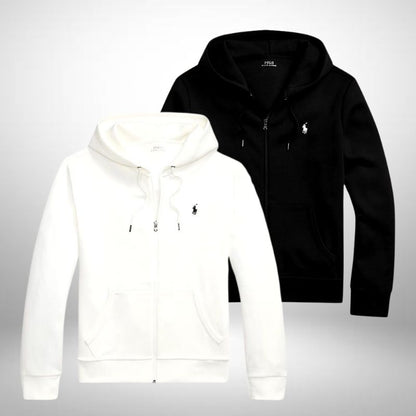 Set 2 Ralph Lauren Hoodies mit Reißverschluss und Kapuze