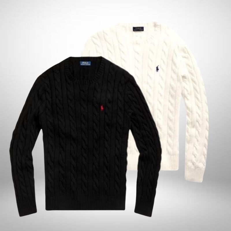 Set 2 Ralph Lauren Pullover aus Strick – Klassisch und Bequem